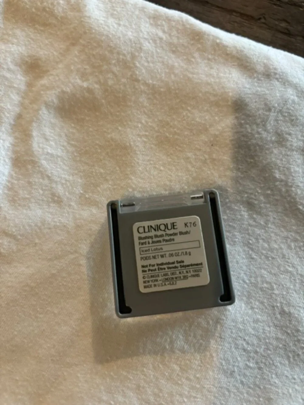 Clinique Blushing Blush Powder Blush 114 Iced Lotus .06 oz NEW Travel Size-SALE!